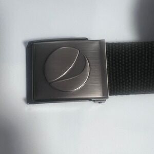 Pepsi Logo Black Web Belt Adjustable Flip Top Buckle OSFM